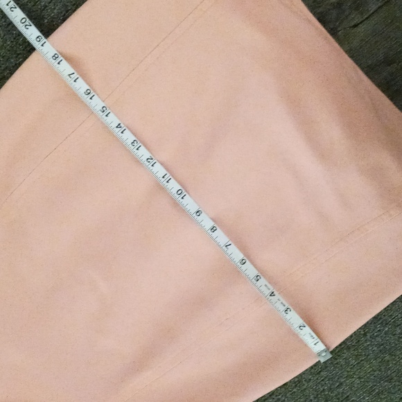 💎Talbots💎 - Peach Oversized Pearl Button Neck Sleeveless Sheath Dress - Picture 12 of 13